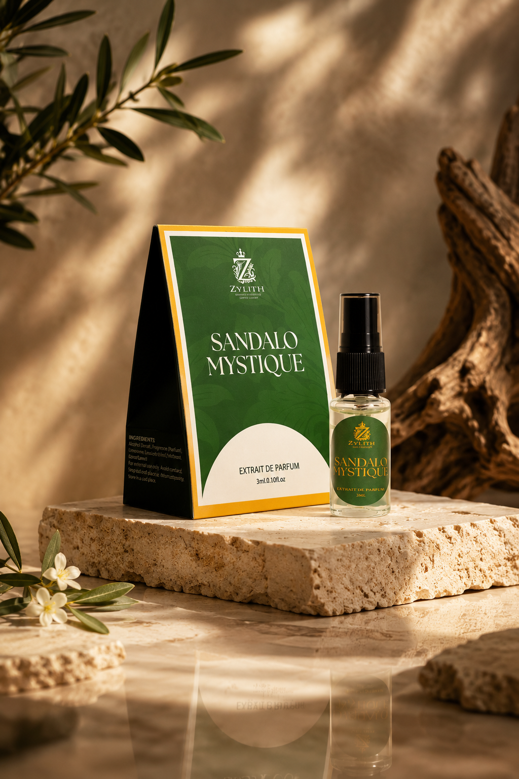 Sandalo Mystique — Sacred Amber & Creamy Sandalwood 3ml Combo Set of 2